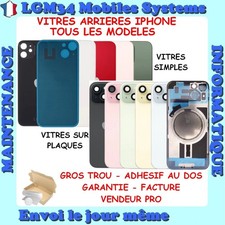 Vitre Arriere iPhone 8 X XR XS