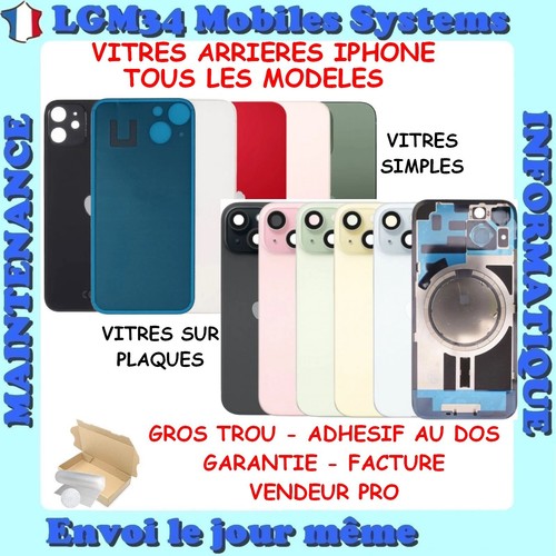 Vitre arriere iphone xr - iphone, x